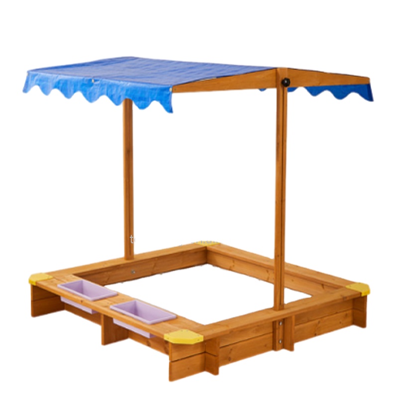 Toys Valley Wooden Outdoor Sandbox Toys for Toddlers Beach Sand Play Set with Molds Summer Travel Unisex