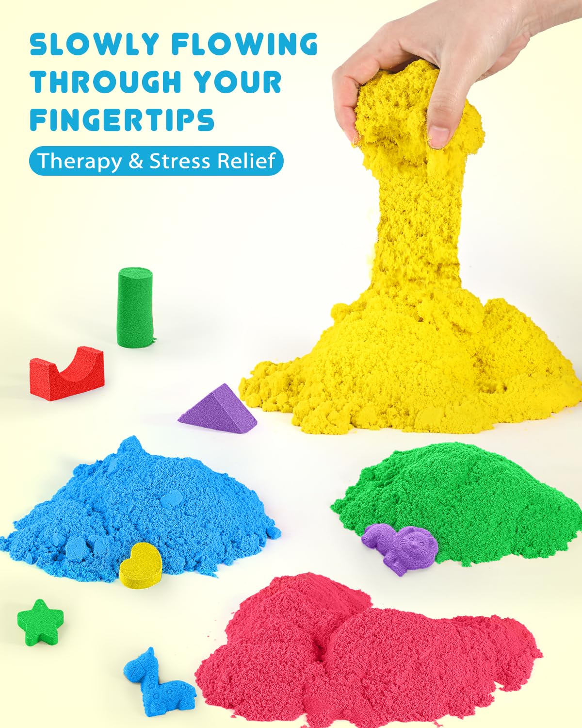 Educational Toy Dynamic Sand DIY Magic Colored Clay Sensory Toys Kids Play Art Kits Magic Sand for Kids