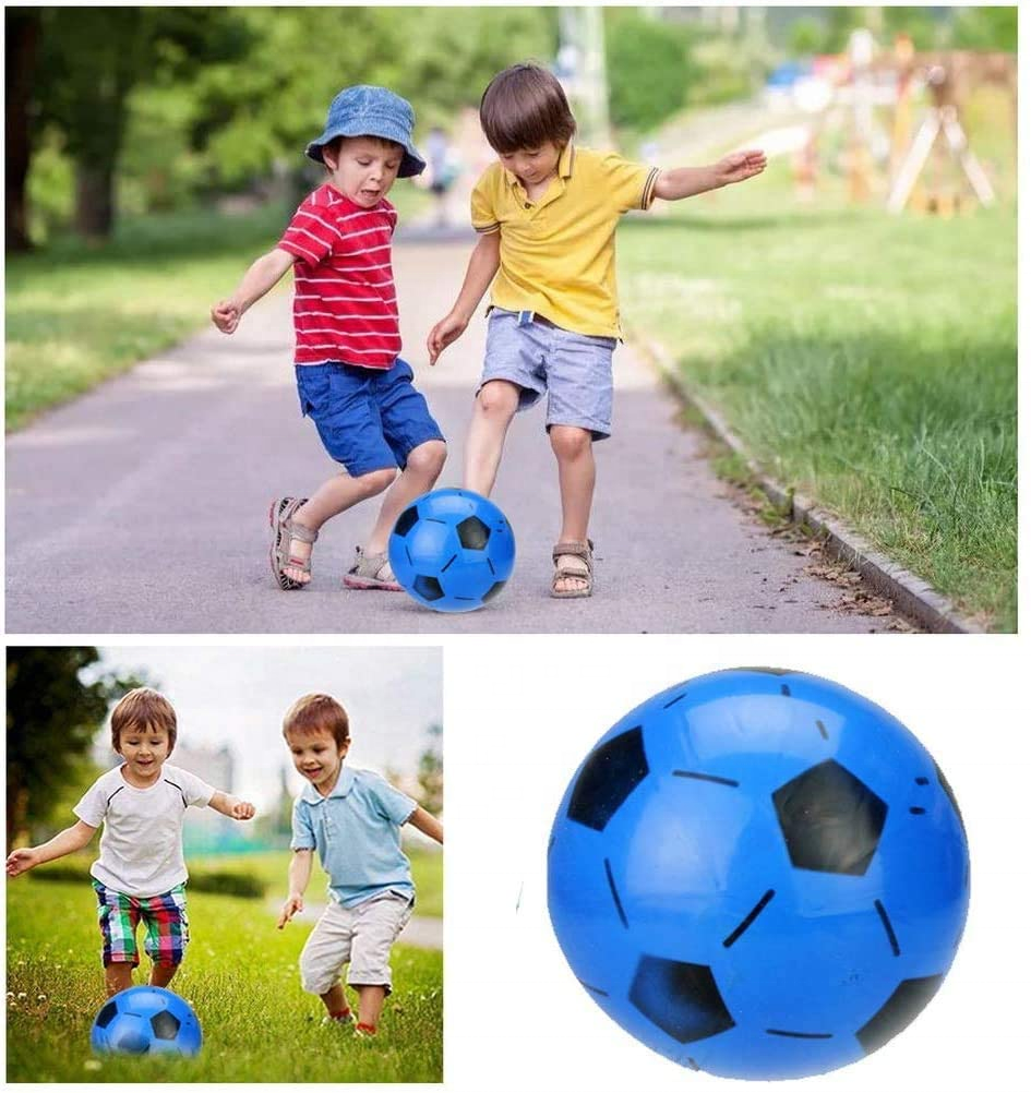 Inflatable PVC Footballs Outdoor Indoor Beach Ball Games Summer Toys 22CM Assorted Football for Kid