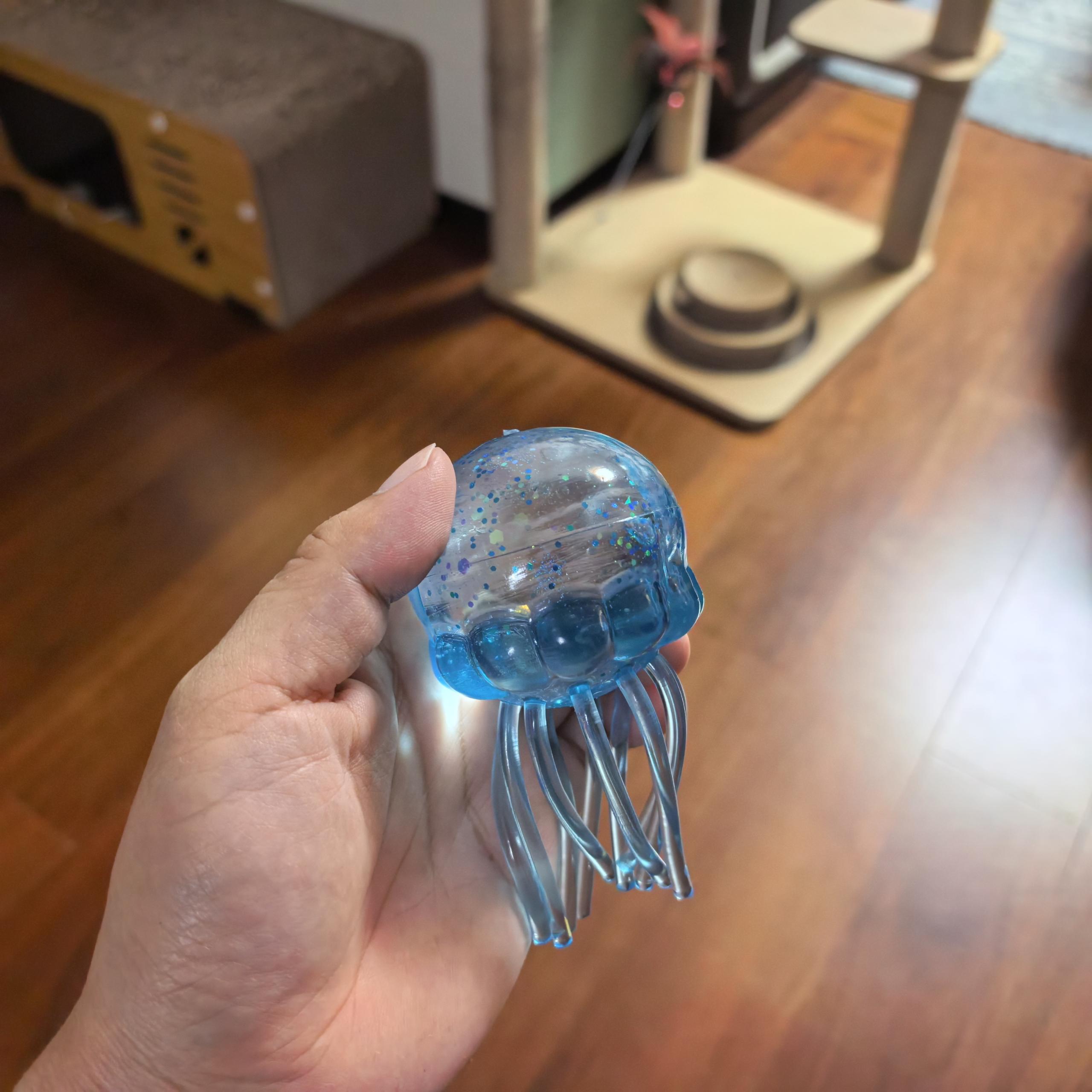 Jellyfish Squish Beach Water Play Octopus Tpr Toy Outdoor Squeeze Toy Simulated Octopus Stress Balls Relief Fidget Toy for Kids
