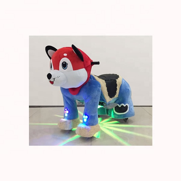 Kids Game Mechanical Zippy Ride on Animal Battery Operated Toy Cars Kids Plush for Plaza