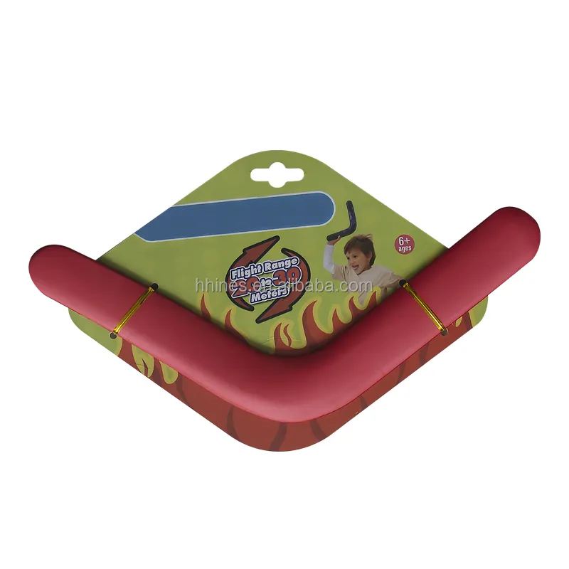 Wholesale Custom V-Shaped Inflatable EVA Foam Flying Disk Low Price Safety Boomerang Entertainment for Kids