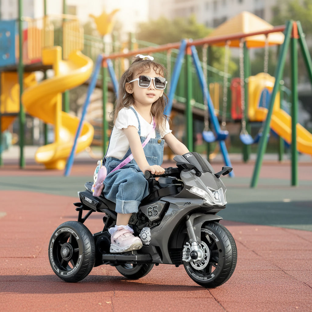 2023 Wholesale Ride-on Electric Motorbike Toy for Kids Age 2-4 Years Battery Operated Plastic Motorbike for Children 5-7 Years
