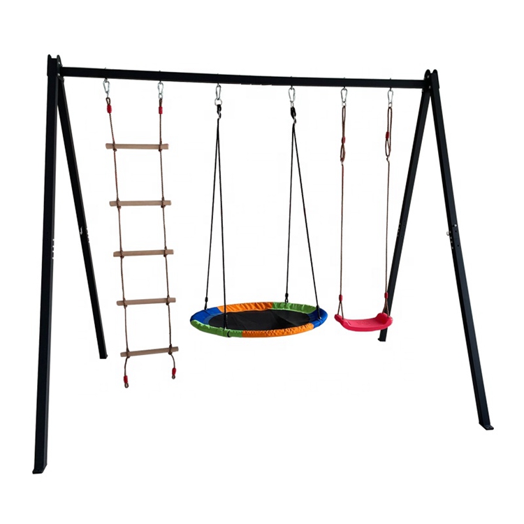 Factory Price Backyard Metal Swing Frame Hammock Frame Multi-function Gym Stand for Kids