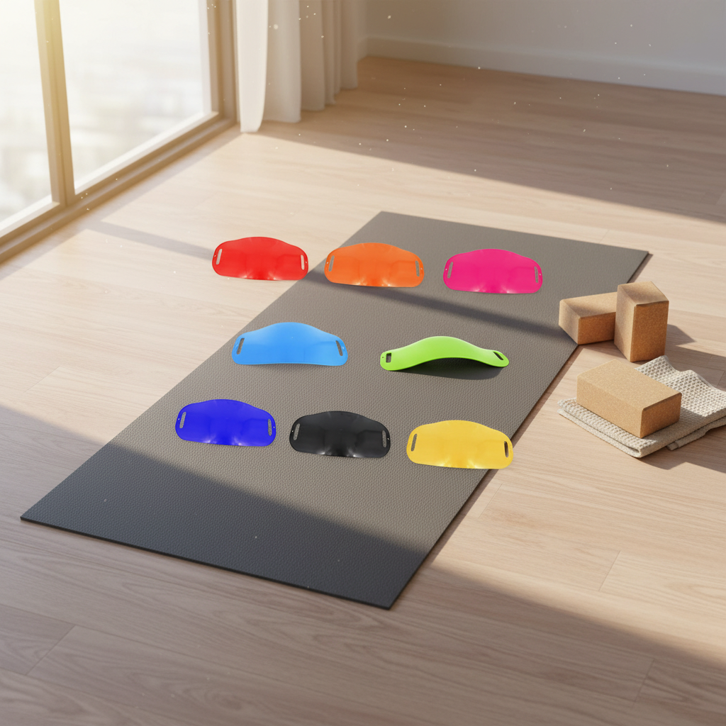 Safety ABS Kids Sensory Training Balance Play Wobble Board
