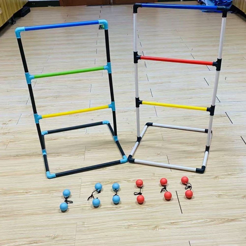 Plastic Indoor Outdoor Kids Game Garden Ladder Ball Games
