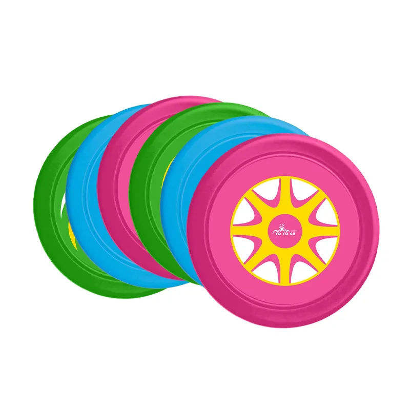 Wholesale Custom Printed Flying Disc Toy Water Professional Soft ABS Plastic Beach Inflatable Toy Safety Certified Kids Play