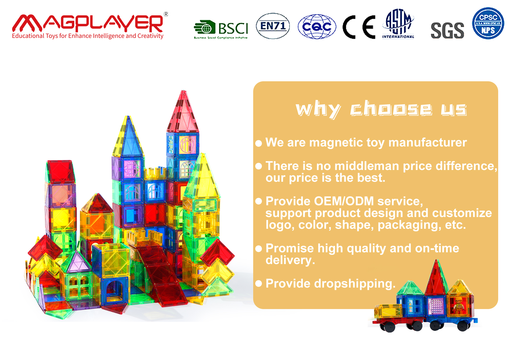 Magnetic Toys Banner