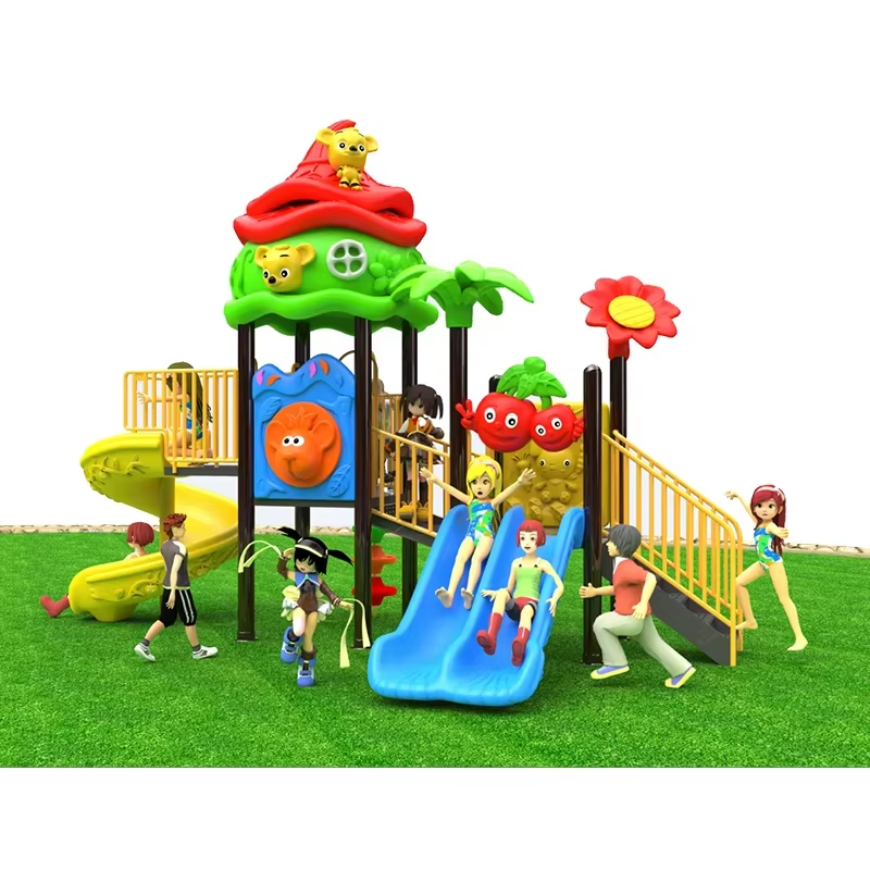 Customized Theme Plastic Outdoor Playsets for Children, Entertainment Equipment and Outdoor Playgrounds, Children's Playgrounds.