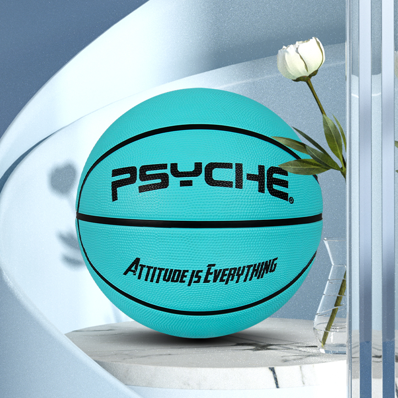 Eco-friendly Outdoor Basketball Size 7 Rubber Material Practice Ball