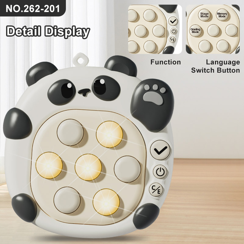 Customized Cat Handheld Game Console Quick Push Game Sensory Fidget Toy for Kid Stress Relief Toys Electronic Pop It Game