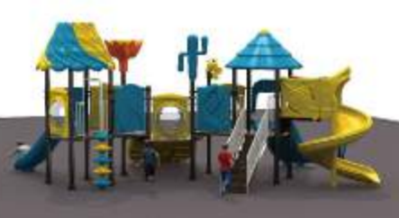 Playground Nature Theme Play Set with Slide Swing Suitable for Beach Park Play Yard Backyard Customized Color Size Optional