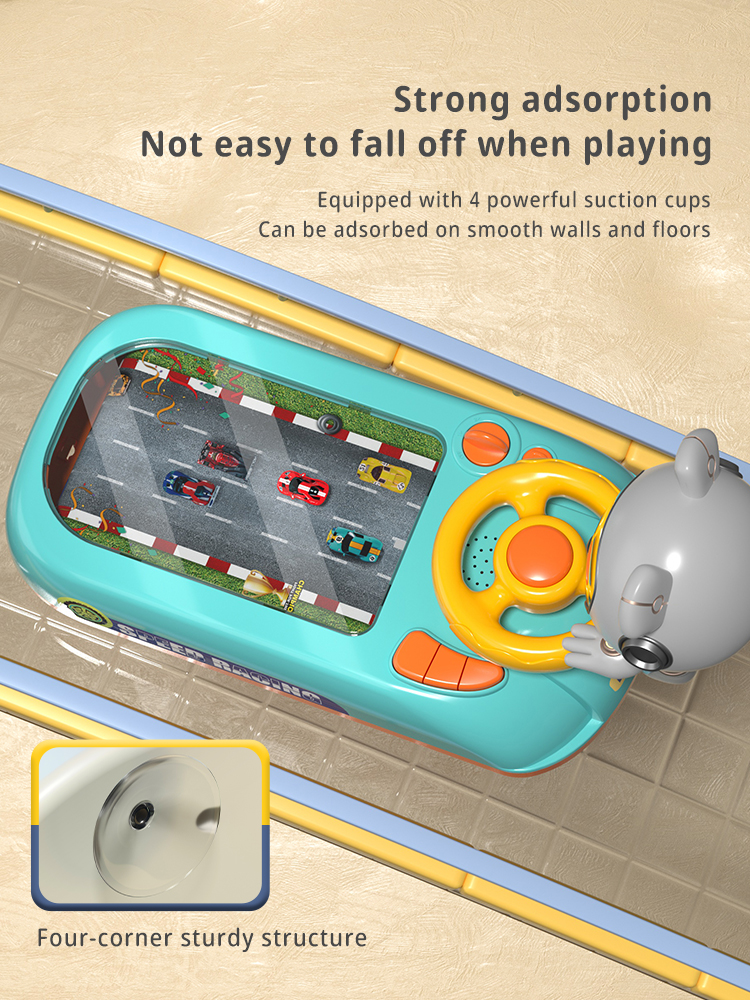 Educational Interactive Simulation Racing Adventure Game Steering Wheel Driving Toys for Children 2024 Hot New Plastic Unisex