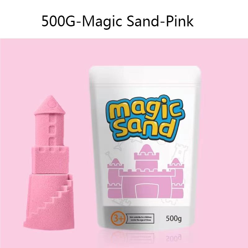 Customizid Indoor Sand Play for Kids 500g Magic Bee Wax Educational Space Dynamic Sand Build Game Sand