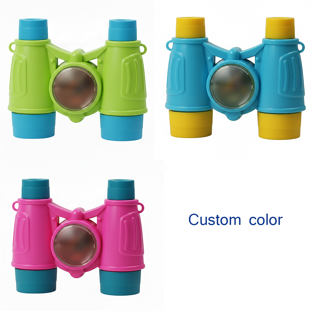 Children Plastic Toy Binoculars for Outdoor Play Educational Adventure Toy for Kids Brand Marketing Gift with Custom Logo