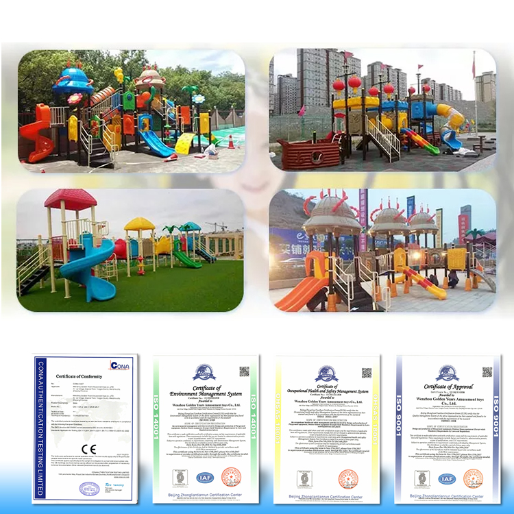 Outdoor Combination Playground Safe Large Children Slide Sports Entertainment Equipment