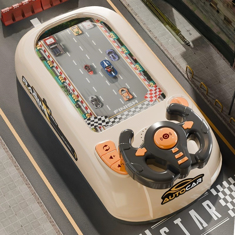 Children's Racing Game Simulation Steering Wheel Driving Obstacle Avoidance Adventure Puzzle Indoor Tabletop Game