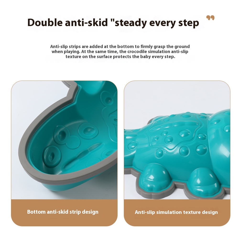 Indoor Crocodile Crossing Stone Toy for Children Early Education Sports &amp; Entertainment Training for Treading Balance