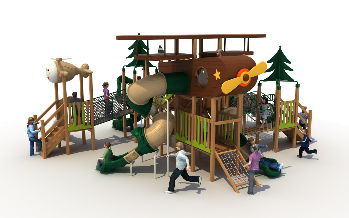 Wooden Outdoor Playground