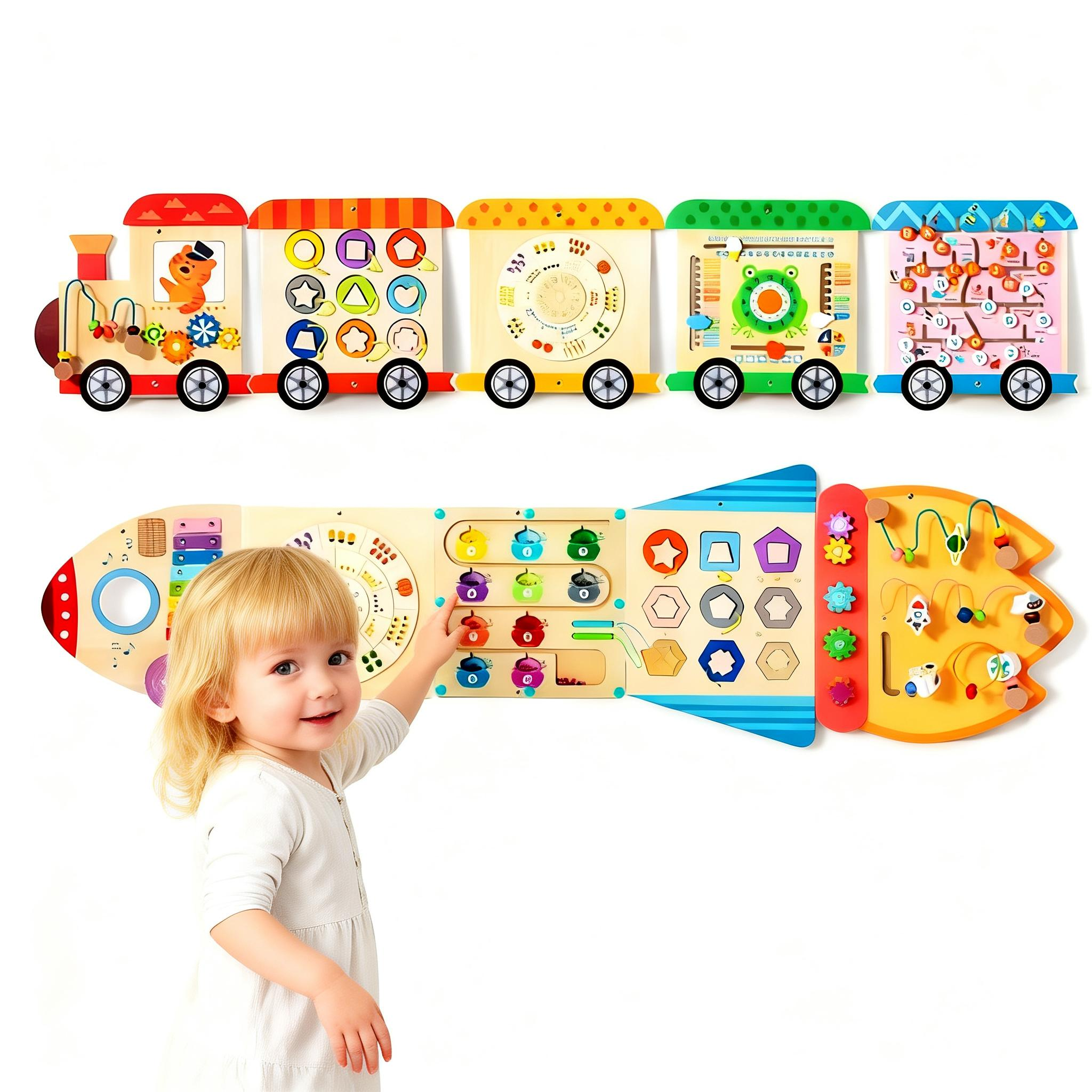 Hot Selling Wall Mounted Play Panel Kids Corridor Learning Activity Educational Toy for Preschool Classroom Application
