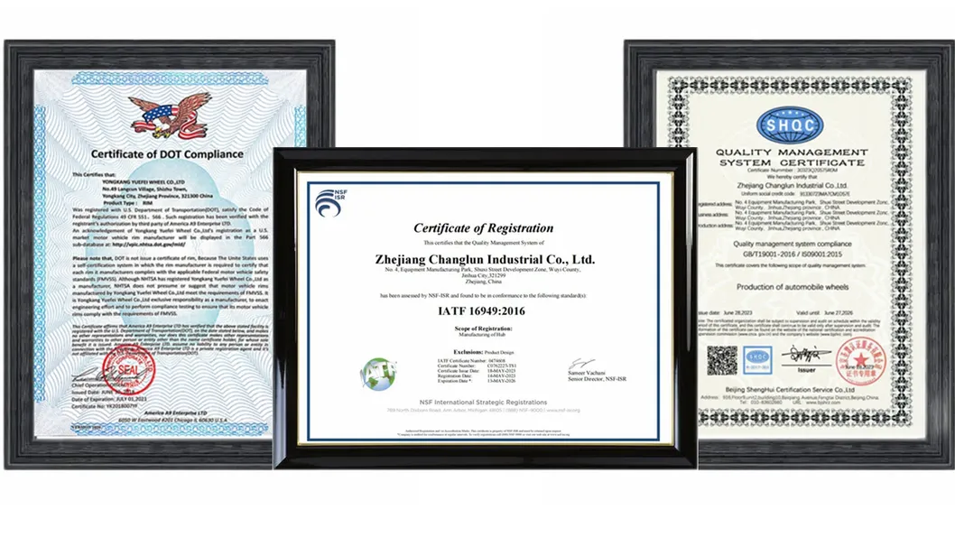 Quality Certificates