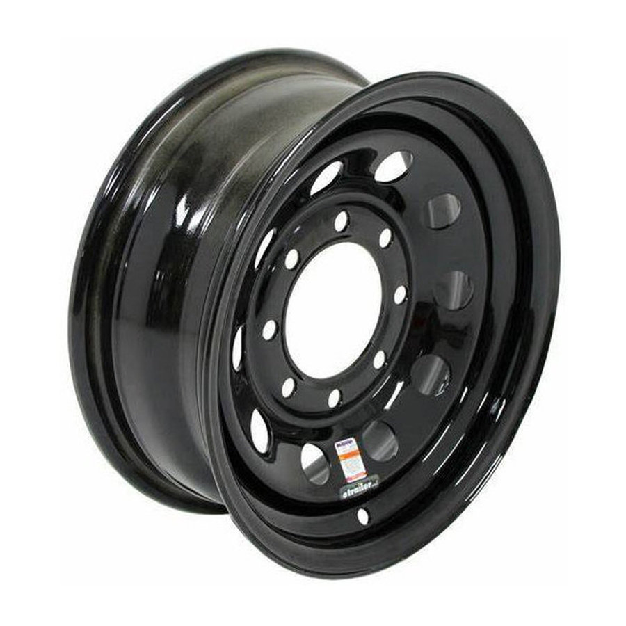 High Quality Durable 4X100 PCD 16" Trailer Steel Wheel Rim
