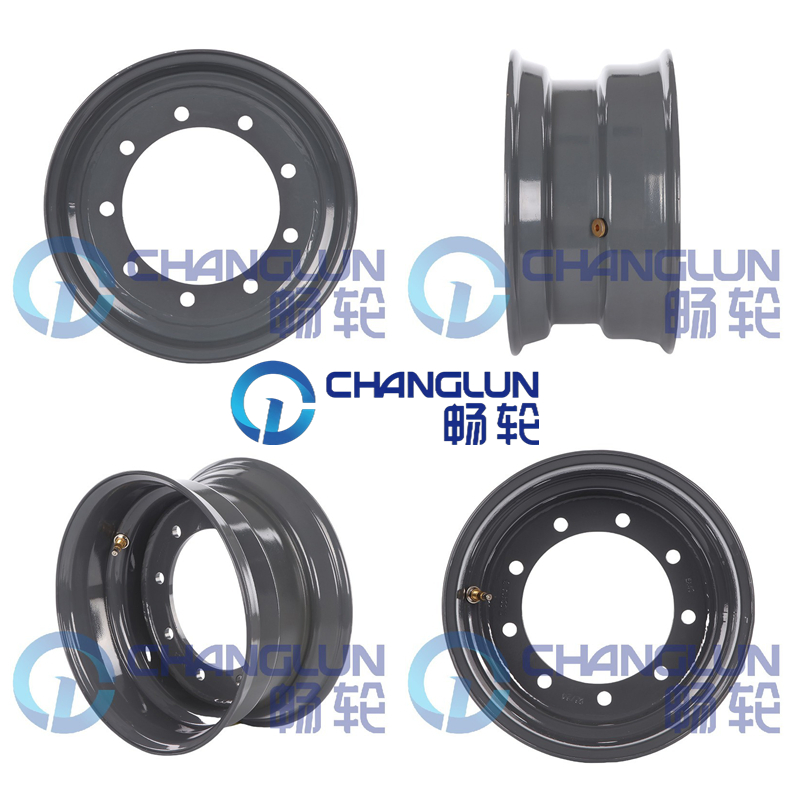 Changlun Wheel Steel Rim 14.5X7 for Skid Steer Awp Industrial Use Fits Tyre 9-14.5 Steel Wheel Rim