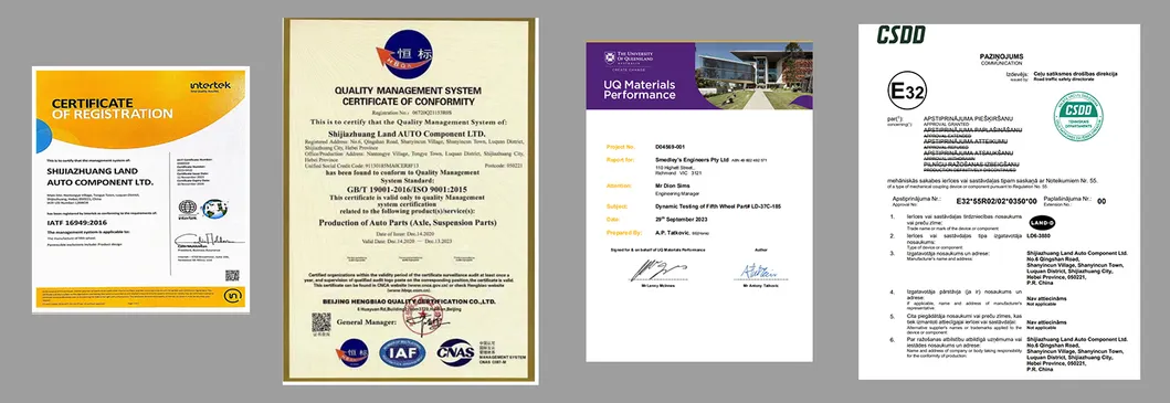 Certification Documents