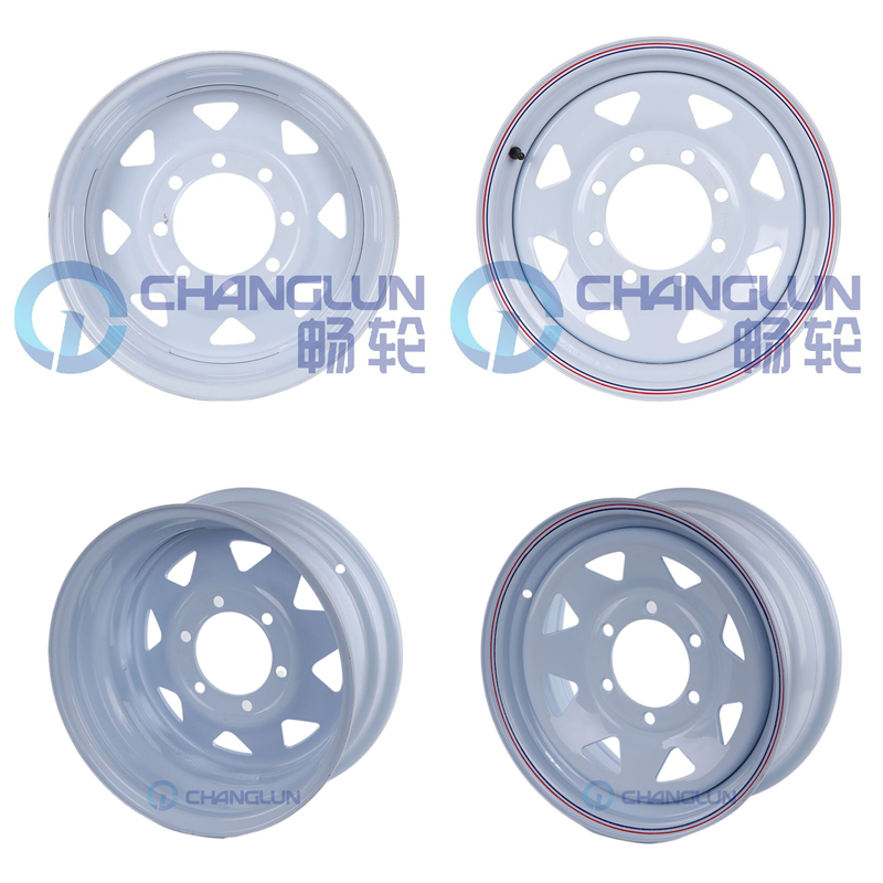 Changlun Wheel Trailer Wheel Kit 14X5.5 5X114.3 and Tyre Fitted 185r14c Sunraysia Steel Wheel Rim
