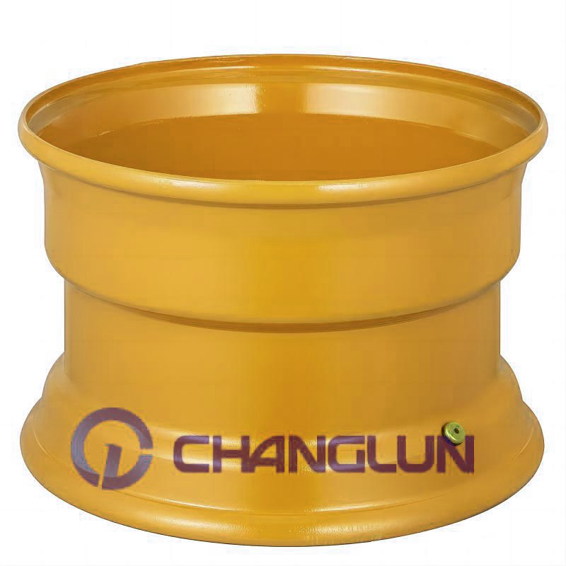 Changlun Wheel Heavy Duty Skid Steer Wheel 16.5"X8.25" Fits in Tyre 10-16.5 AG Parts 8 Lug Rim Steel Wheel