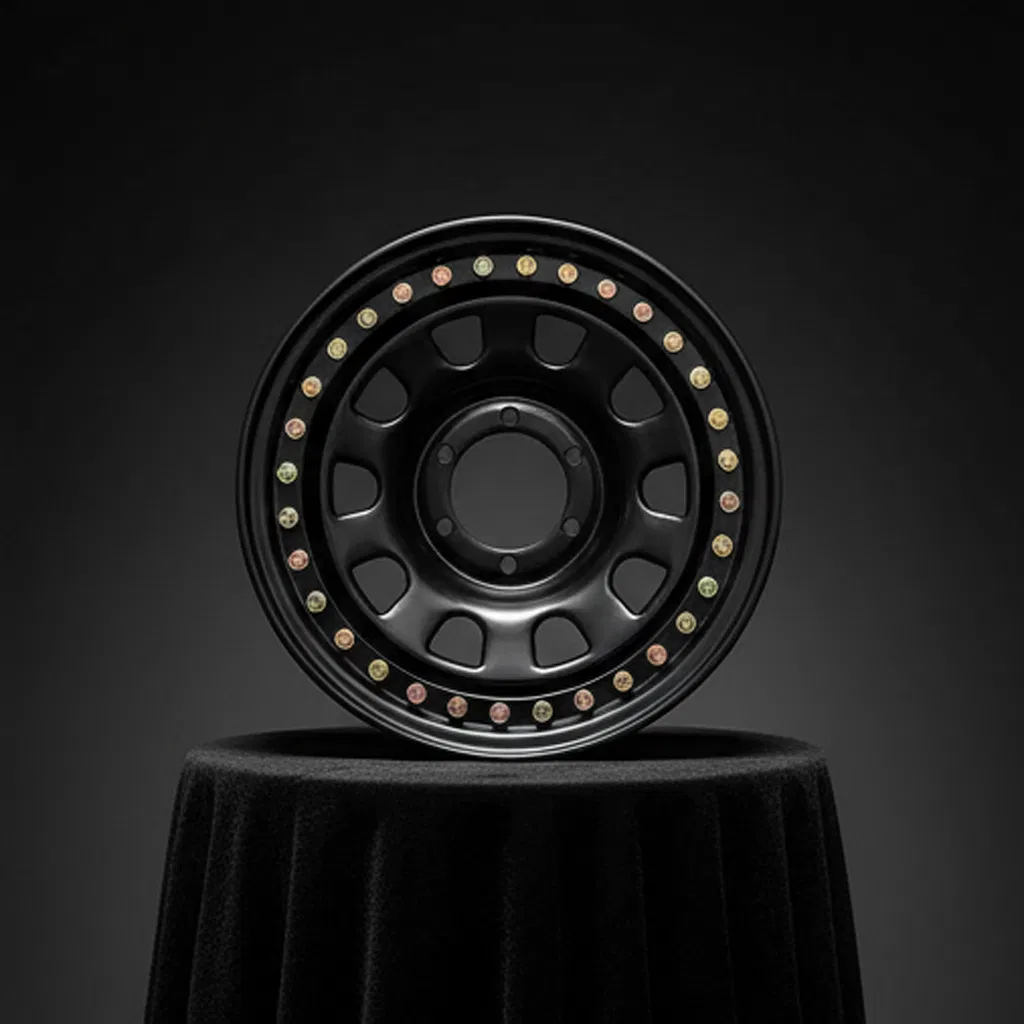 Easy Install Decorative Fake Lock Ring for Passenger Car Steel Wheels