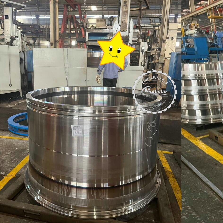 Muti-Piece OTR Wheel Rims for Mining Dump Truck 25-19.50/2.5 25-25.00/3.5 35-17.00/3.5 49-19.50/4.0 57-29.00/6.0 57-32.00/6.0