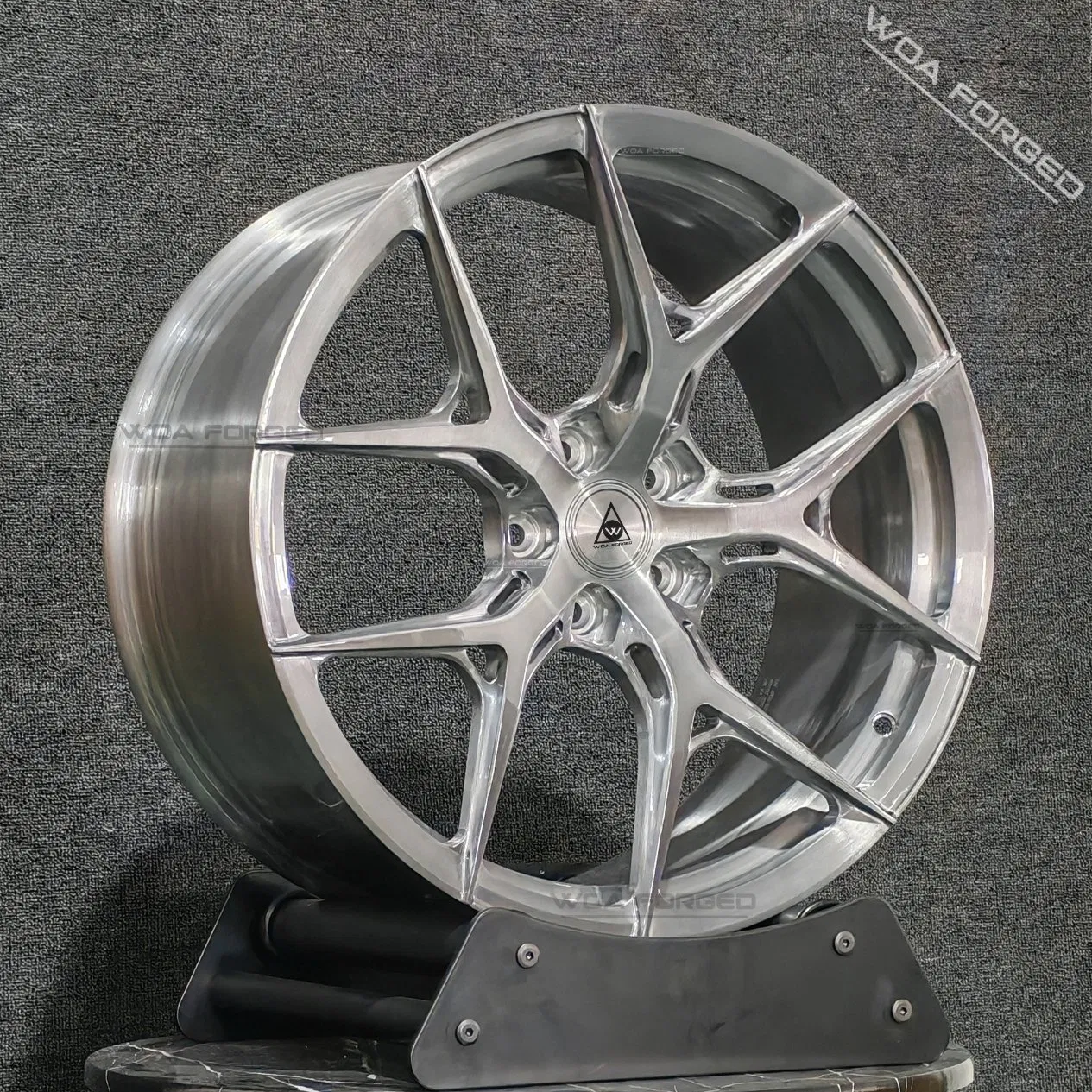 Lightweight Polished Chrome Forged Car Wheels Custom Sport Hf-5h Aluminum 6061-T6