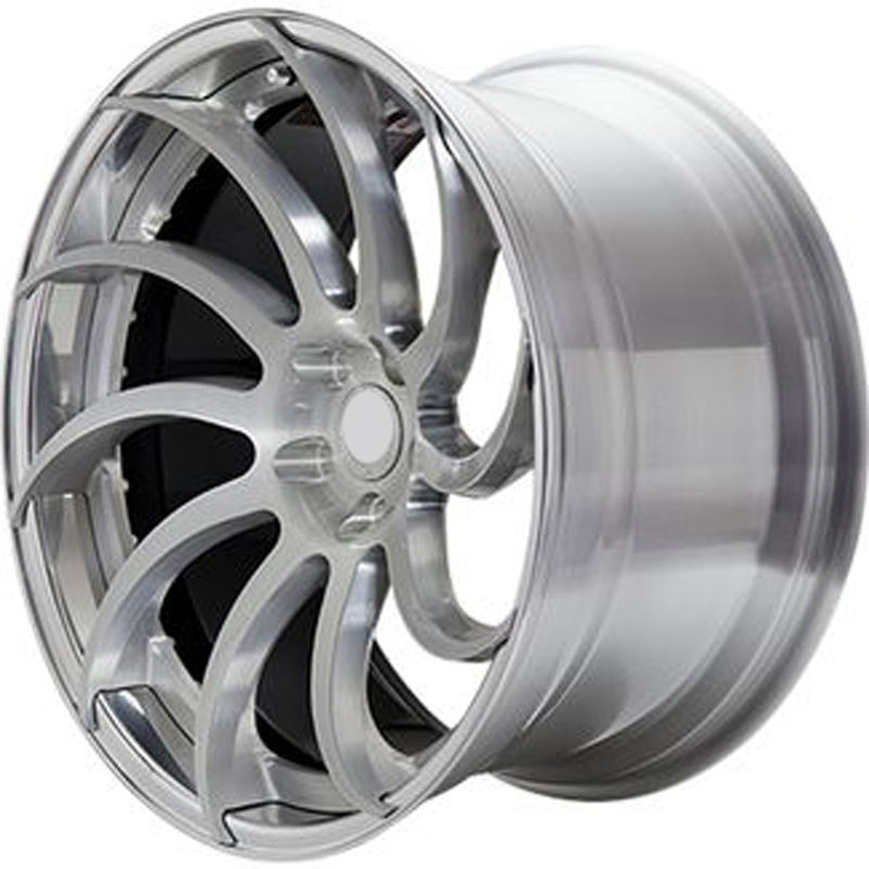 Car Luxury Fully Customized Multi Spokes 2 Pieces Forged Wheels Alloy Rims