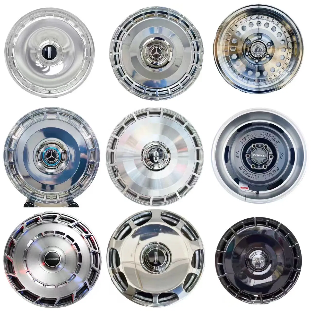 Aluminum Alloy Custom Chrome Rims 16 17 18 19 20 21 22 Inch Deep Concave Forged Wheels