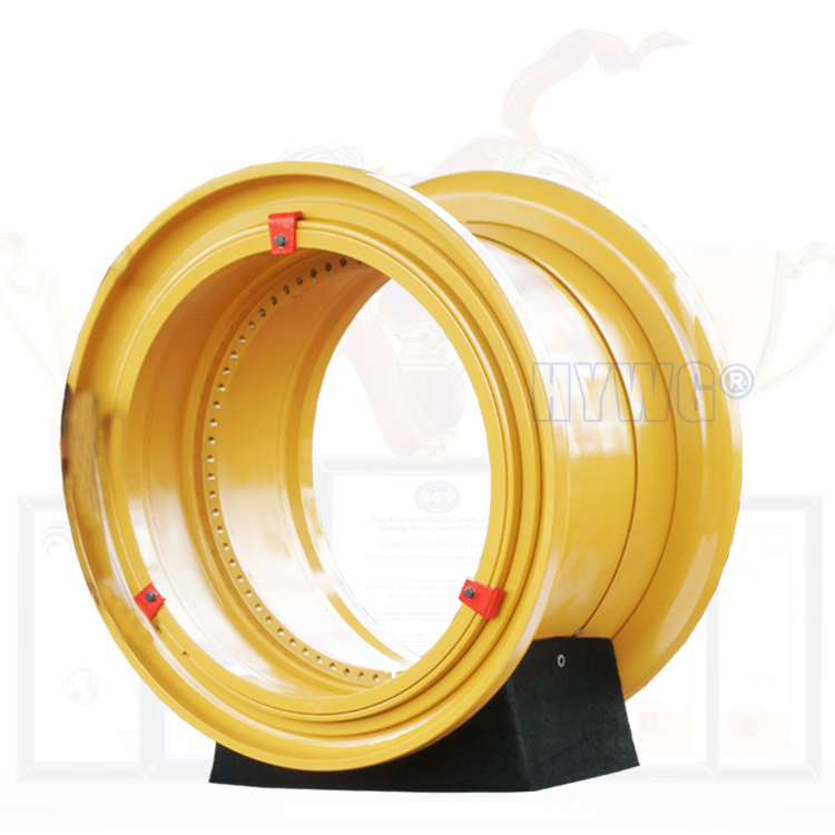 Supplier Ground Mining Rigid Dump Truck Cat 7712 769 HD325 Eh750 Wheel Rims Standard 5-Piece 33-13.00/2.5 for 18.00r33 OTR Tyre