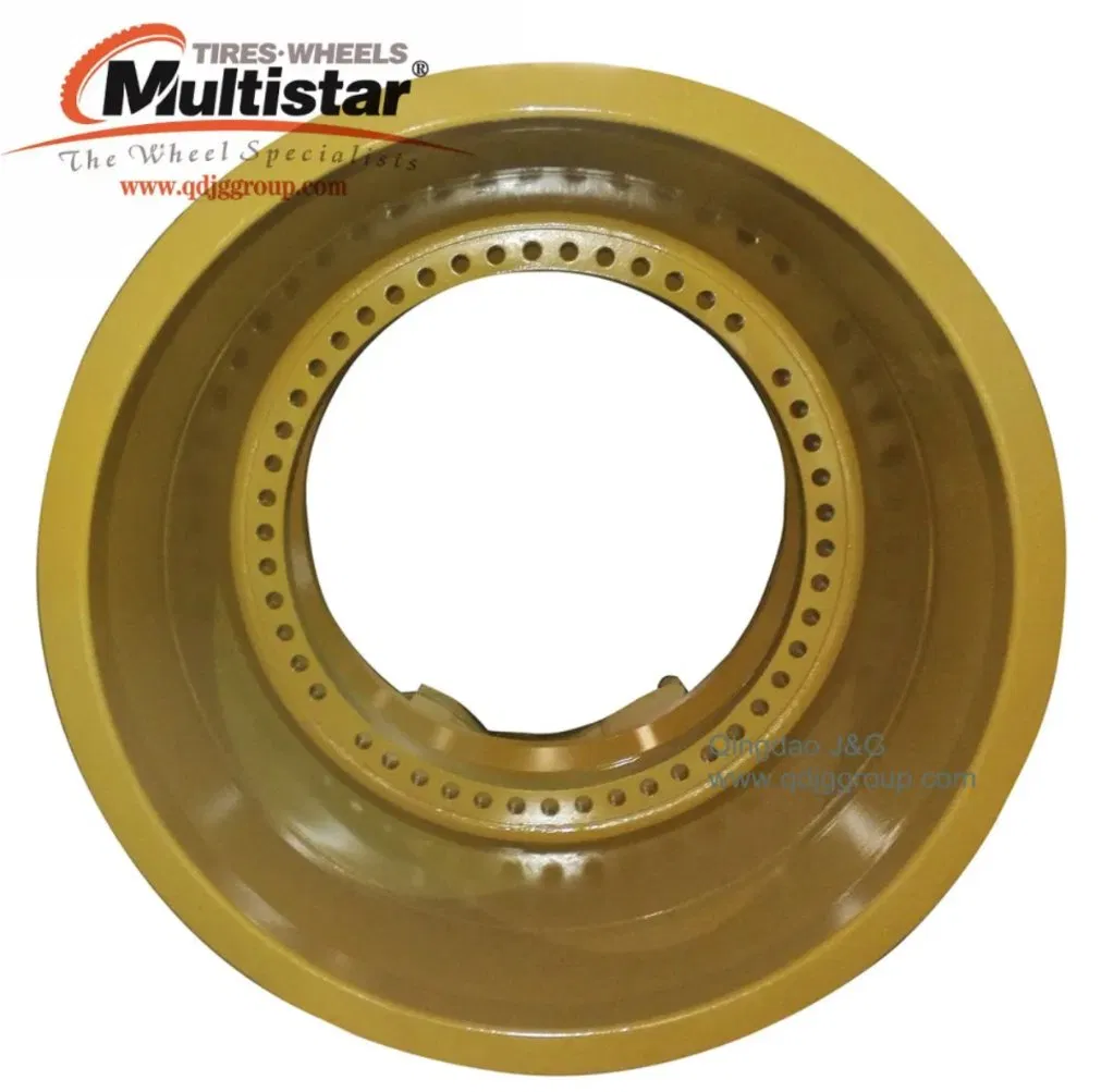 OTR Rim for Dump Truck and Rigid Dump Truck, Wheel Loader, Mining and Tubeless Loader