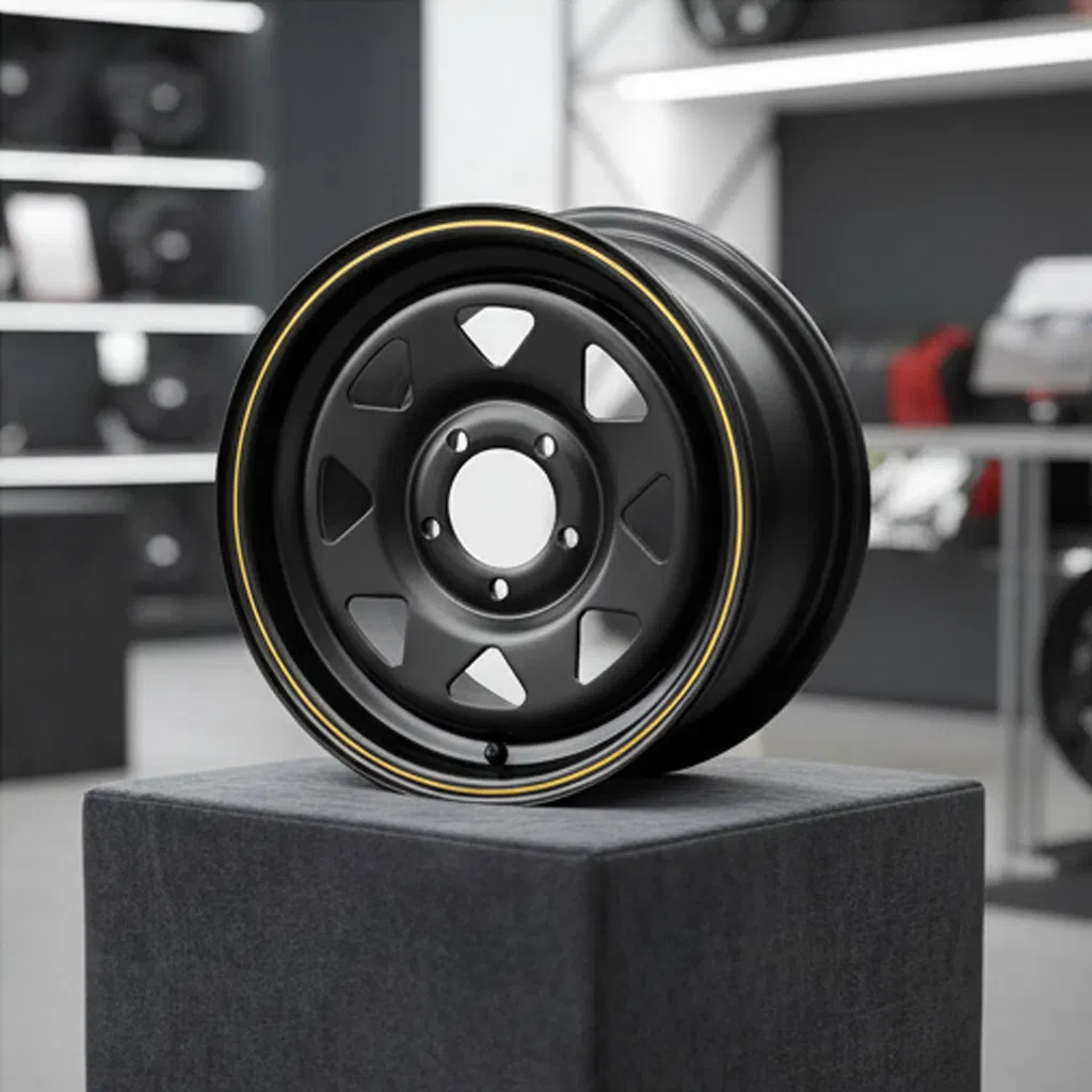 Durable Cargo-Grade Steel Trailer Wheel