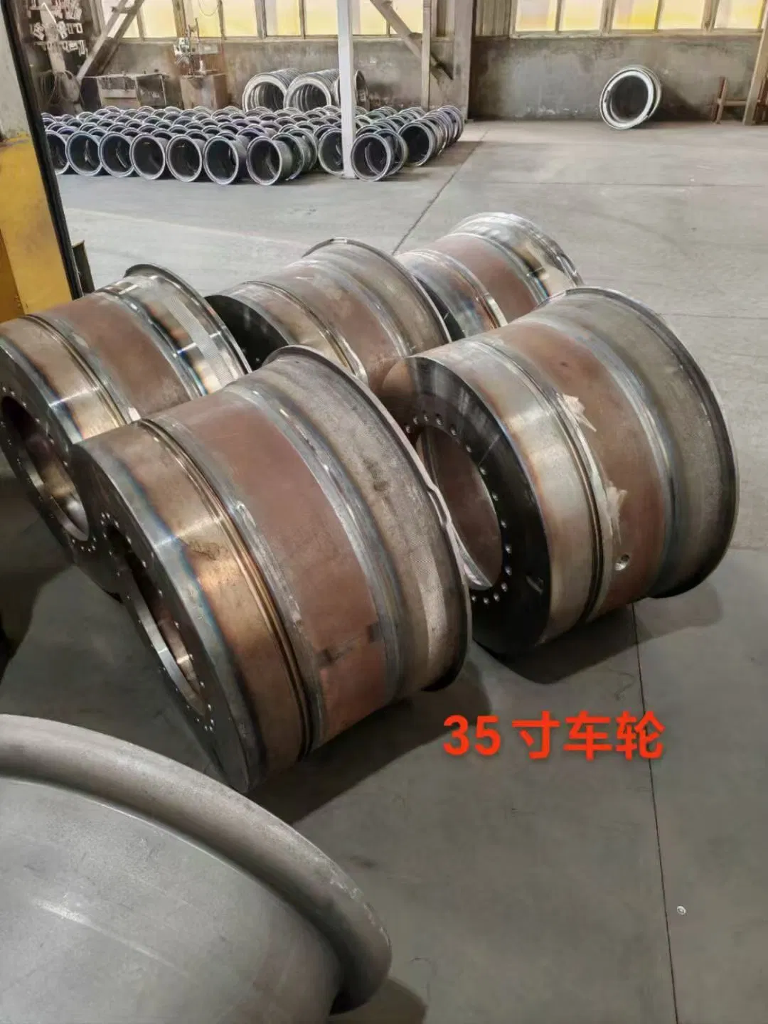 Construction Mining Wheel Rim Earthmover Dump Truck Flange Weld Giant Multi Pieces 35-17.00/3.5 24.00r35 E4 L5 29-24.00/3.0 29-22.00/3.0 57-32.00/6.5