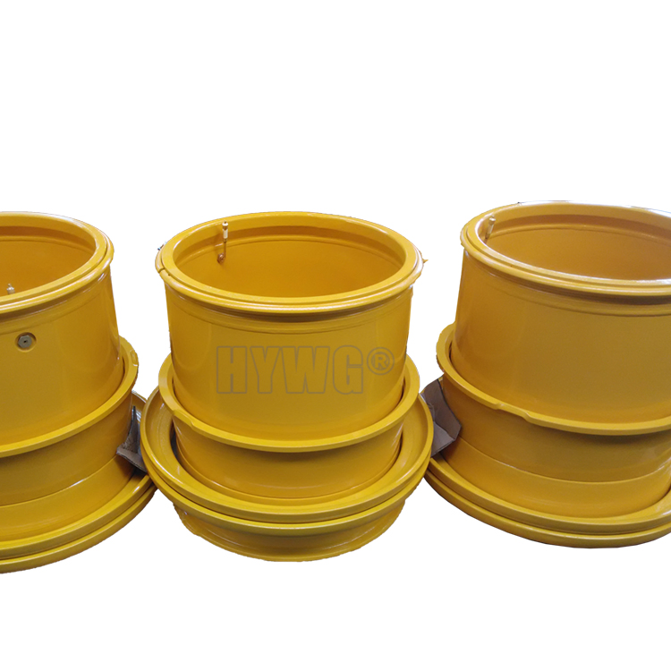 Supplier Ground Mining Rigid Dump Truck Cat 7712 769 HD325 Eh750 Wheel Rims Standard 5-Piece 33-13.00/2.5 for 18.00r33 OTR Tyre