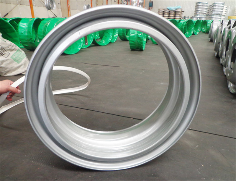 Tractor Trailer Truck Parts Light Weight Steel Wheel Rims 9.00*22.5 11mm Truck Tire Steel Wheel Rim 9.00X22.5 8.25X22.5 Aluminium Alloy Wheel