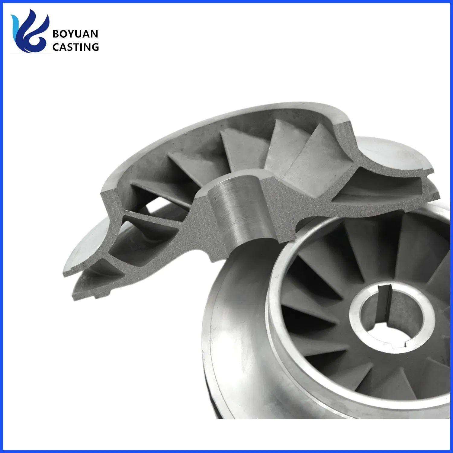 Aluminum Alloy Die Casting Centrifugal Pump Impeller Blade Wheel