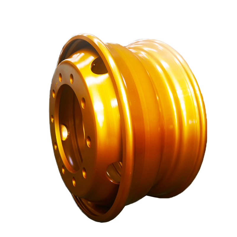 22.5*9.0 Factory Direct Export Steel Truck Trailer Wheels, Rims and Hubs