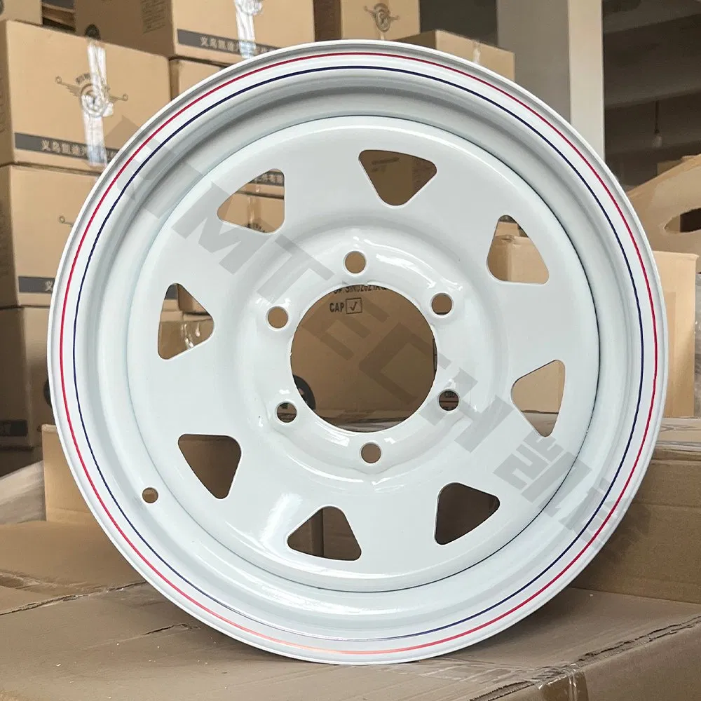 15X6 Heavy Duty Trailer Wheel Rim Box Trailer Steel Wheel
