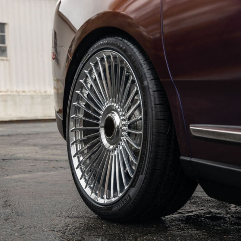 Aluminum Alloy Custom Chrome Rims 16 17 18 19 20 21 22 Inch 5X114.3 5X112 5X110 5X120 Deep Concave Forged Wheels by 722auto Car