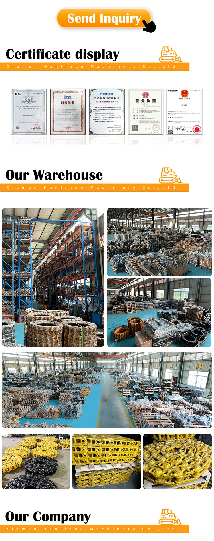 Undercarriage Product List