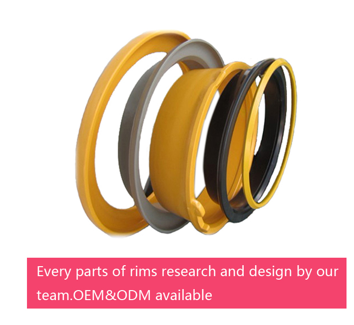 China OEM Tyre Size 14.00-25 off The Road OTR Mining Dumper 25 Inch 25-10.00/2.0 5PC Steel Wheel Rim