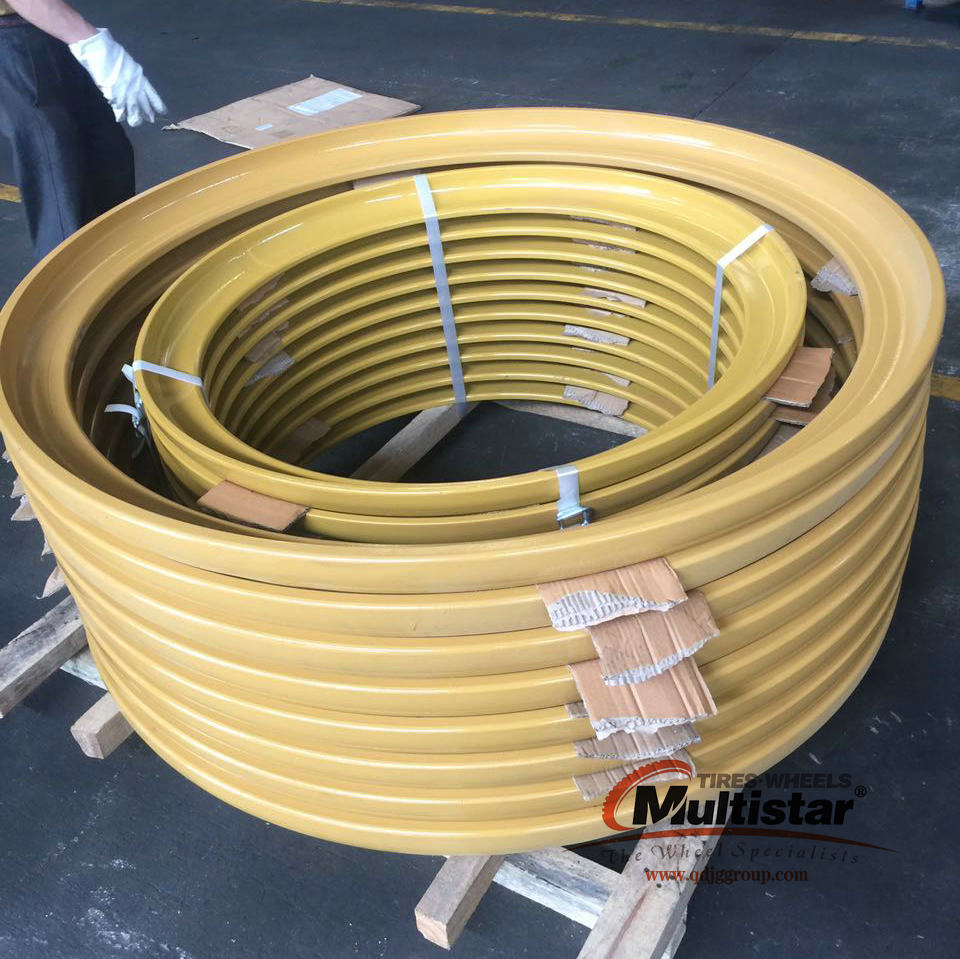 OTR Rim for Dump Truck and Rigid Dump Truck, Wheel Loader, Mining and Tubeless Loader