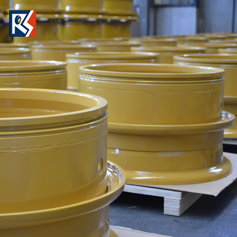 Supplier Ground Mining Rigid Dump Truck Cat 7712 769 HD325 Eh750 Wheel Rims Standard 5-Piece 33-13.00/2.5 for 18.00r33 OTR Tyre