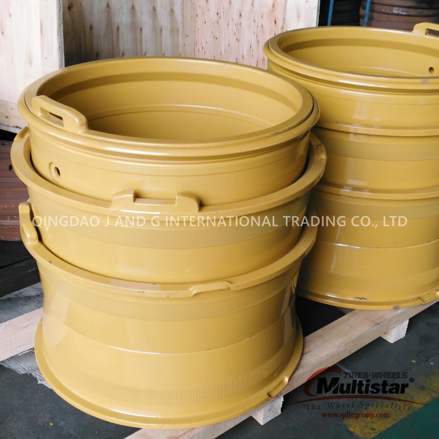 Large Mining Truck Wheel Rim Forged Dump Truck Wheel Rim Multi-Piece OTR Wheel Rim 57-29.00/6.0